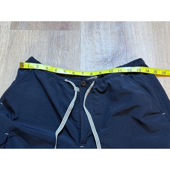 Y2K Women's Black Baggy Cargo Utility Pants Size 10 Zip Off‎ - Picture 3 of 8